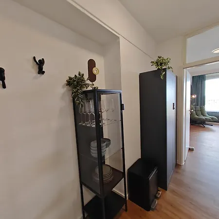 公寓 Design-Apartment I Hotelturm Augsburg I Etage 21 I Boxspring I Ausblick 奥格斯堡